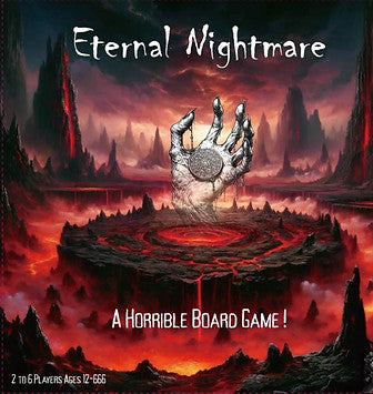 Eternal Nightmare, A new horror themed board game for 2-6 players 12+