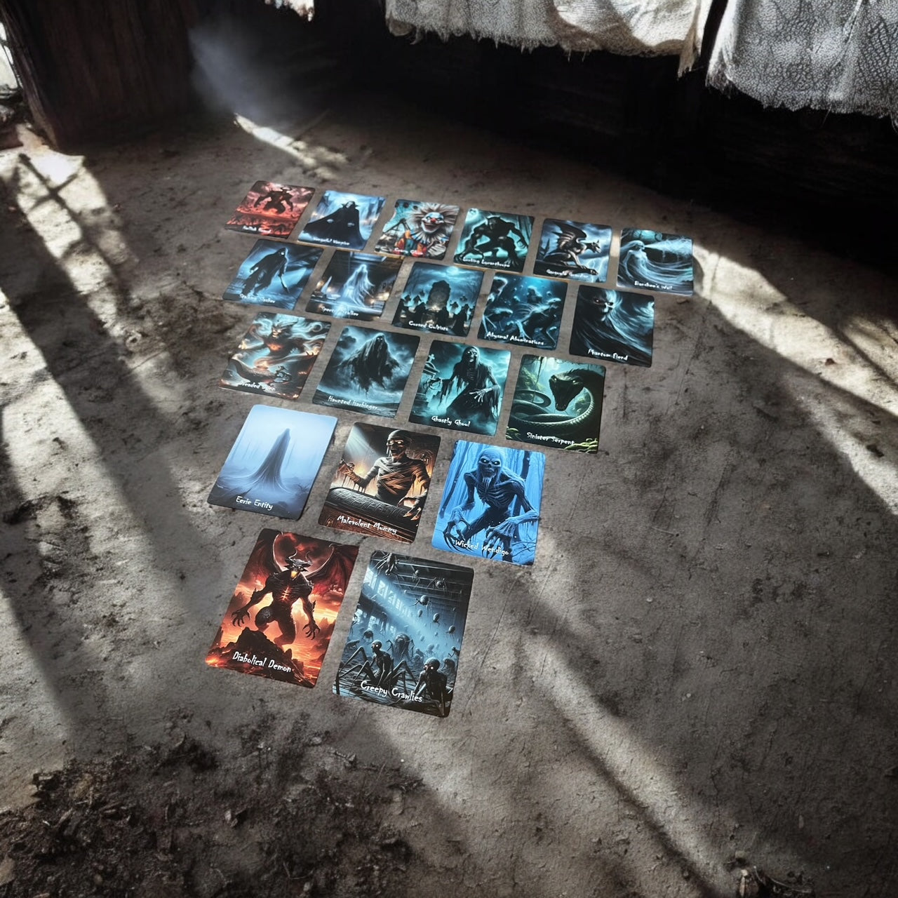 Eternal Nightmare, A new horror themed board game for 2-6 players 12+ Includes Base Game and Expansion Pack