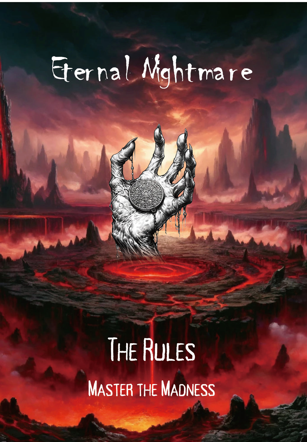 Eternal Nightmare, A new horror themed board game for 2-6 players 12+ Includes Base Game and Expansion Pack