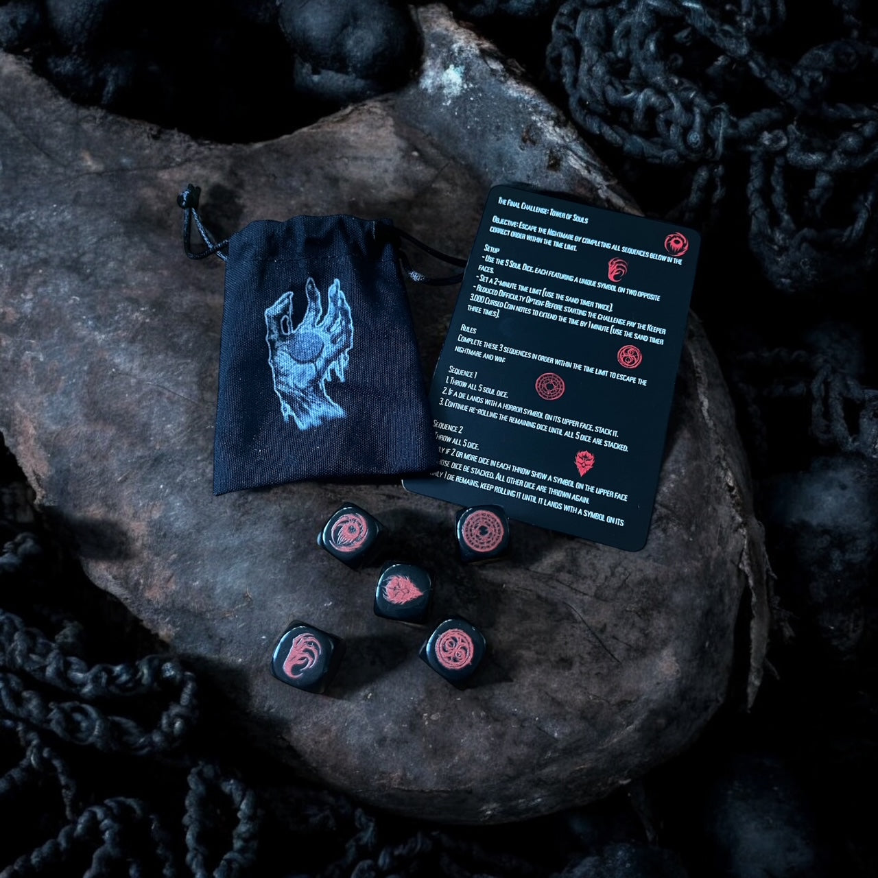 Eternal Nightmare, A new horror themed board game for 2-6 players 12+ Includes Base Game and Expansion Pack