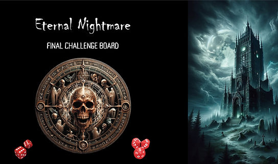 Eternal Nightmare, A new horror themed board game for 2-6 players 12+
