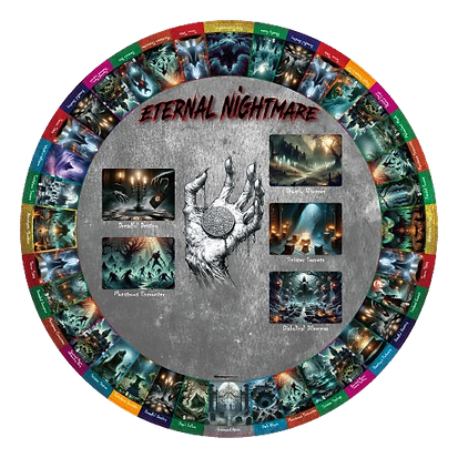 Eternal Nightmare, A new horror themed board game for 2-6 players 12+